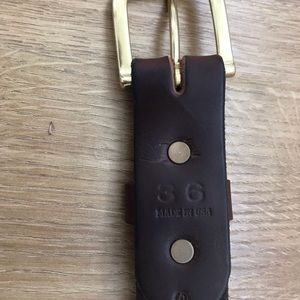 Tanner Leather Goods belt